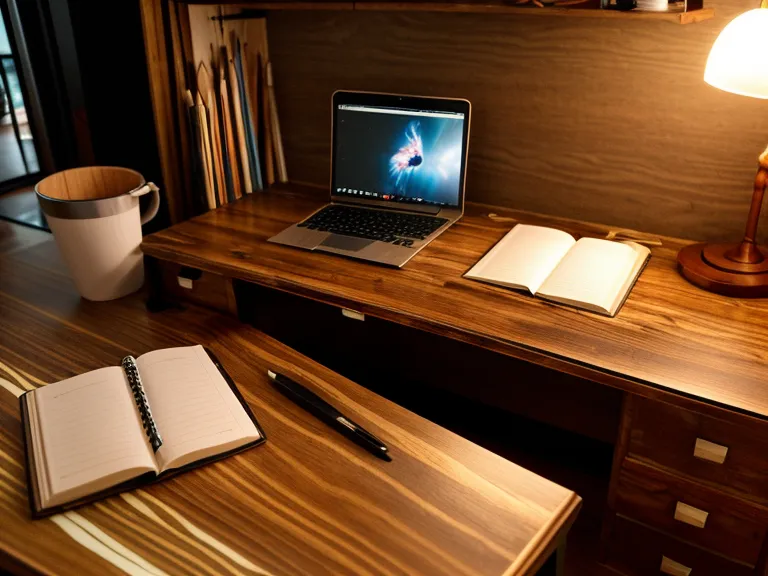 Curso auxiliar veterinaria online para estudiar después de la oficina: laptop y cuaderno en una sesión de estudio nocturno.