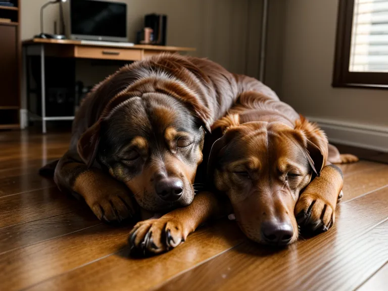 Práctica de palpación para reconocer atrofia muscular, una de las señales de displasia de cadera en perros