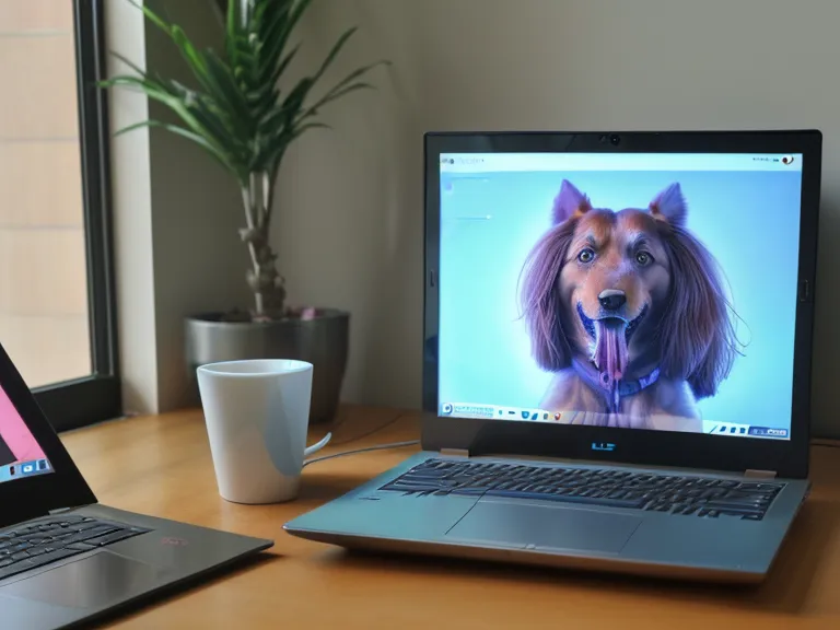 Diagramas de musculatura canina en la pantalla durante una sesión nocturna de estudio de auxiliar veterinaria, junto a un mate